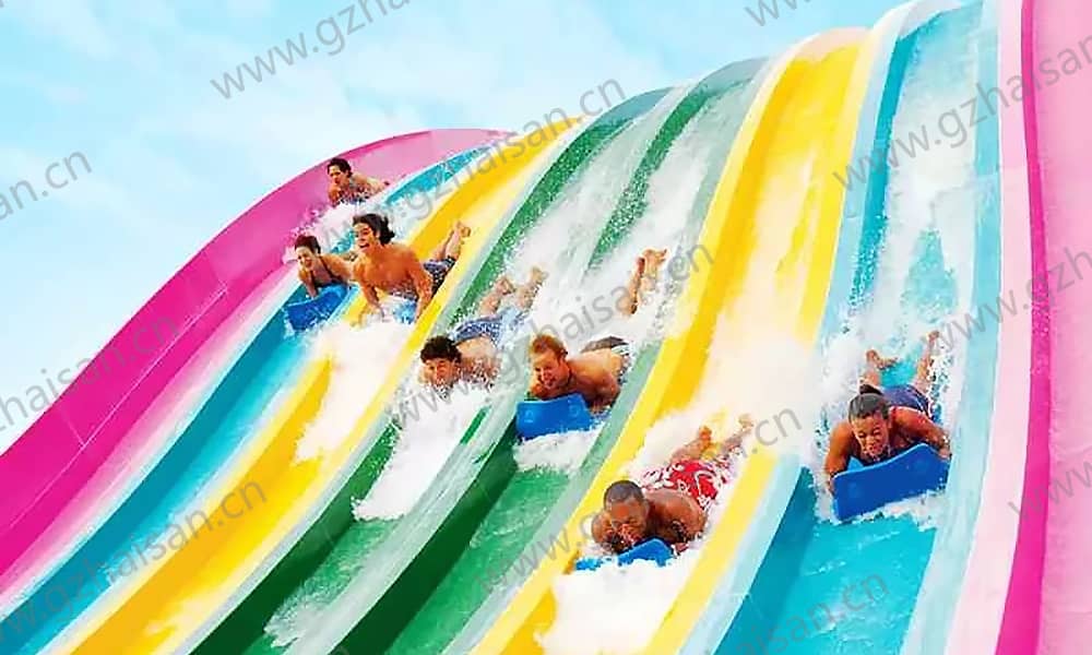 河南信阳南湾海岛风暴水上乐园鸟竞赛水滑道 河南信阳南湾海岛风暴水上乐园鸟竞赛水滑道
