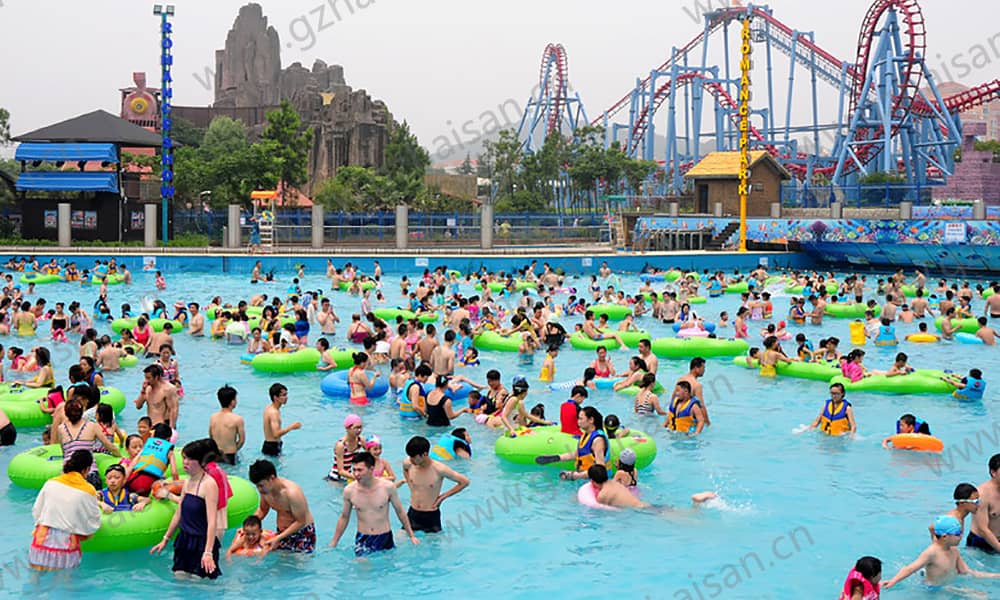 浙江杭州浪浪浪水公园海浪池 浙江杭州浪浪浪水公园海浪池